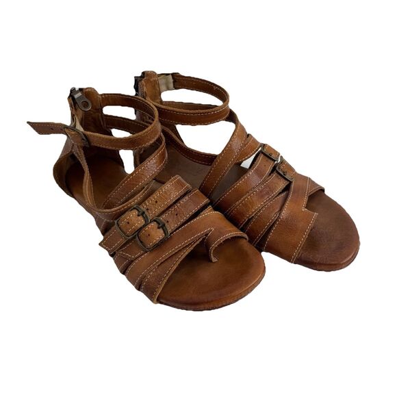 Bed Stu Miya Women's Leather Gladiator Style Sandals (Tan Rustic) US Sz. 6 - Picture 3 of 10